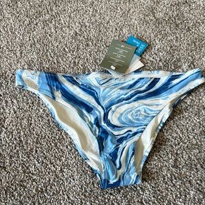 NWT H&M Blue Swirl Bikini Bottom